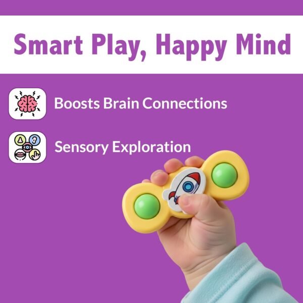 06_spinner.jpg Colour Baby Spinner Toy Set – Suction Cup Sensory Spin Toys (3 Pc Set)