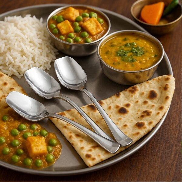 06_spoon_4fc5cd2a-7770-4592-baf5-bec9b75529b2.jpg Stainless Steel Ice-Cream Spoon - (3 Pc / Set)