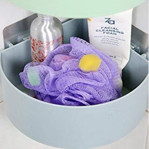 Plastic Multipurpose Kitchen Bathroom Shelf Wall Holder Storage Rack (Loose Pack)