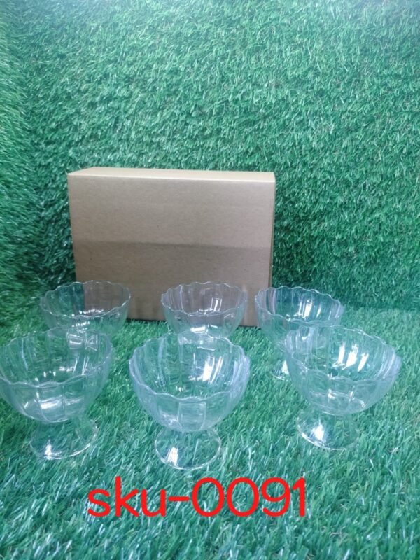 Serving Dessert Bowl Ice Cream Salad Fruit Bowl 6pcs