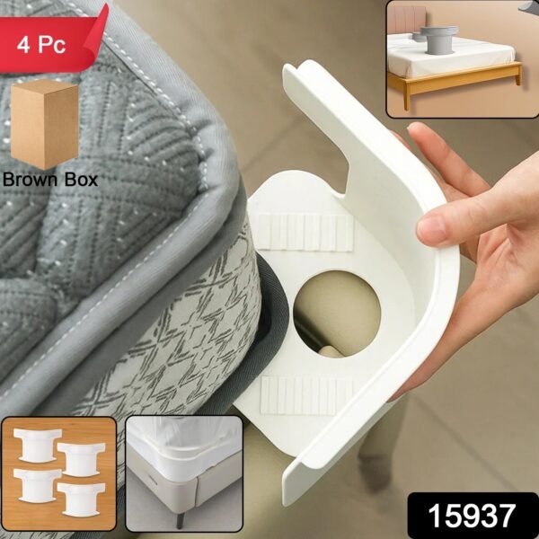 06db1336-b85f-4d61-906c-14c1e6445b68_462b85e1-276f-42b8-a8e5-a2d804fb55ac.jpg Plastic Bed Sheet Holders for Mattress (4 Pc Set)