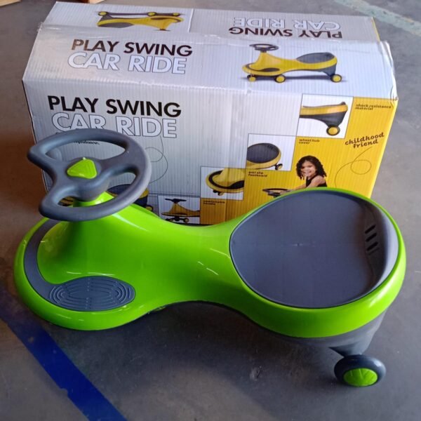 Premium Kids Play Swing Car Kids Ride on Toy (1 Pc / Mix Color)