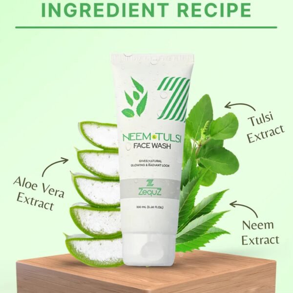 Zequz Neem & Tulsi Face Wash - (1 Pc / 100 ML)