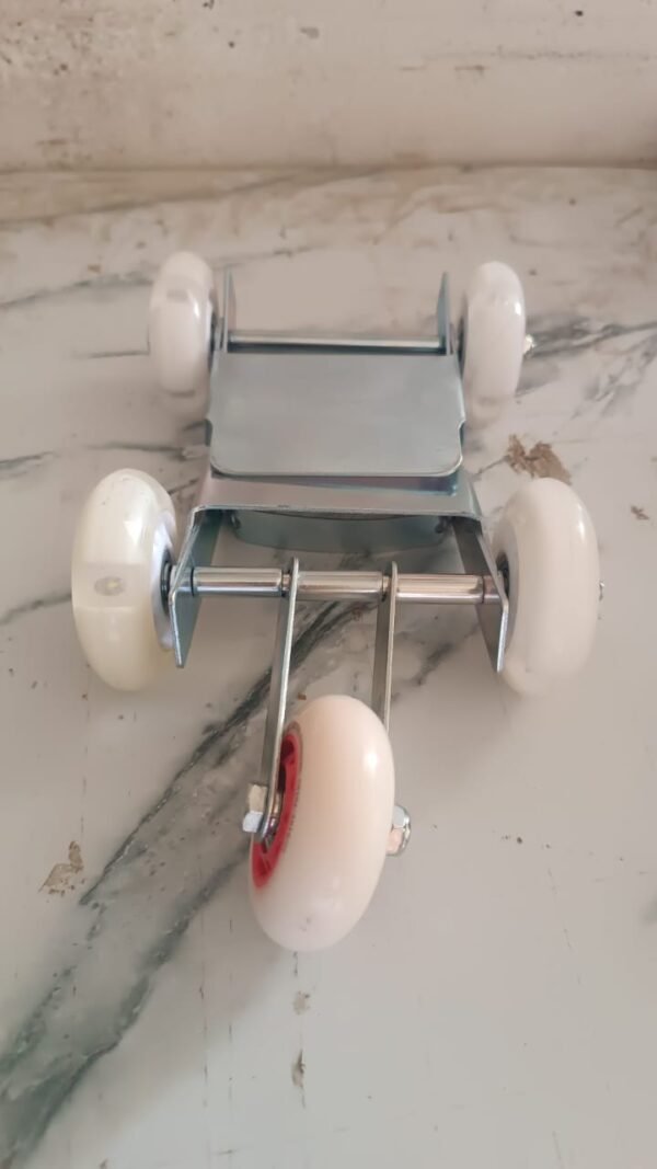 0729aa62-0bfa-4ba5-a6b6-2fcc0d82e6c7.jpg Heavy-Duty Motorcycle Front Wheel Parking Roller Stand (1 Pc)