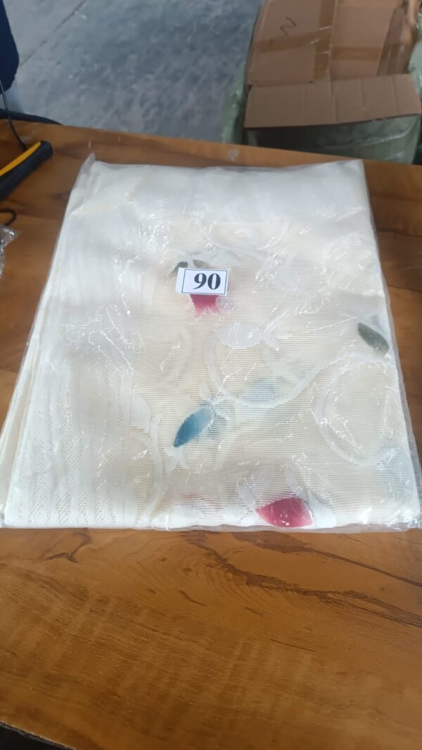 Elegant Floral Sofa Protector Runner - (1 Pc / 139x28 Inch)