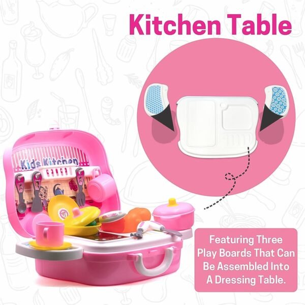 07_0356c427-afec-41c0-94a0-83108e45bd47.jpg Kitchen Set for Kids Girls Pretend Play Toys Little (23 Pcs Set Approx)