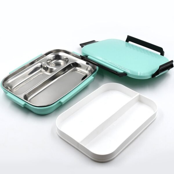 Premium Multi-Compartment Steel Lunch Box for Office, School & Travel