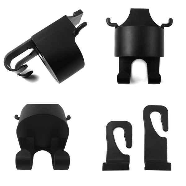 3-in-1 Car Headrest Backseat Organizer with Phone Holder & Hooks for Travel