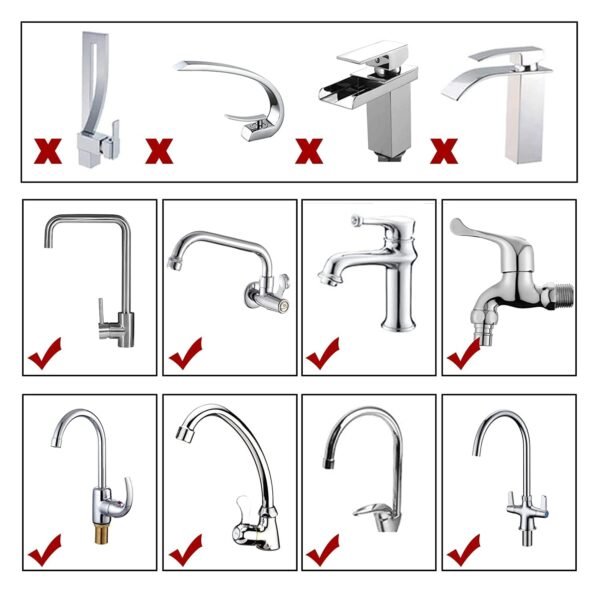 Kitchen Faucet Water Filter Tap Purifier - 4 Layer Activated Carbon for Clean Water