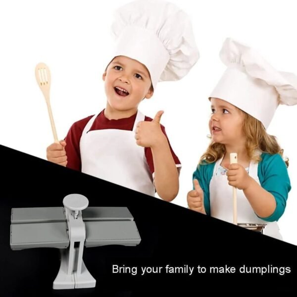 Double-Head Dumpling Maker Mold – Press Two Dumplings at Once (Brown Box)