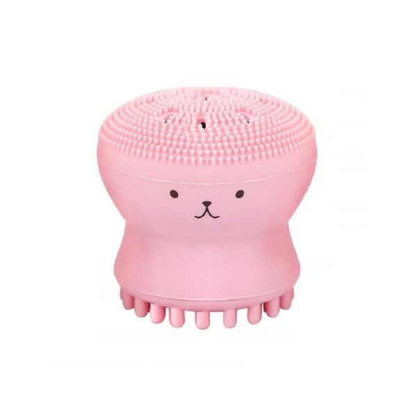 Facial Cleansing Brushes – Cute Octopus Shape Silicone Face Scrubber Massager (1 Pc)