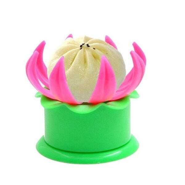 Momos Maker Plastic Mold with Filling Spoon Steamed Bun Dumpling Maker Cooking Tool
