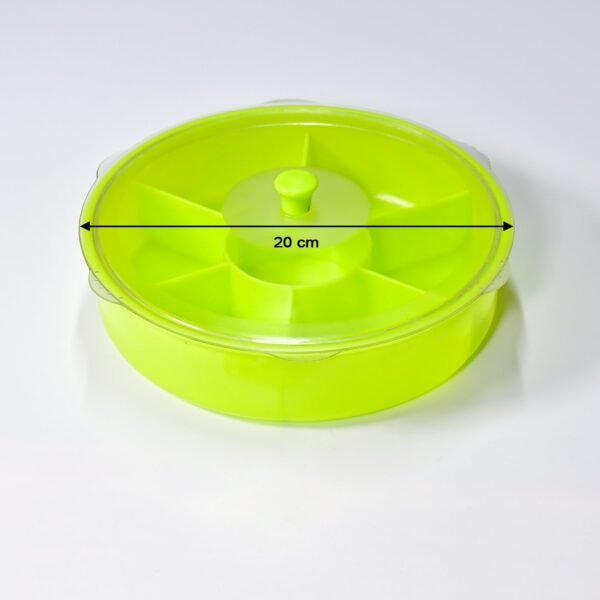 07_23a0a3ae-b7e2-4a34-8d31-bab38c7ac618.jpg Multipurpose Dry-fruit and masala box with single spoon.