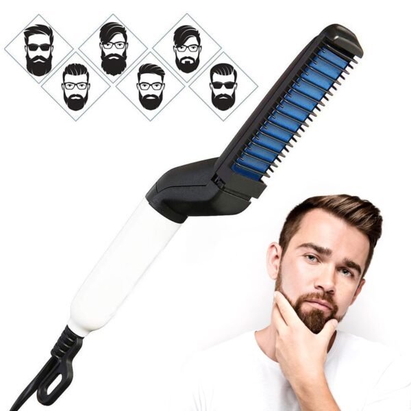 07_27960e34-f2d3-40b8-95fb-bd2244454c34.jpg Men's Beard and Hair Curling Straightener (Modelling Comb), Hair accessories