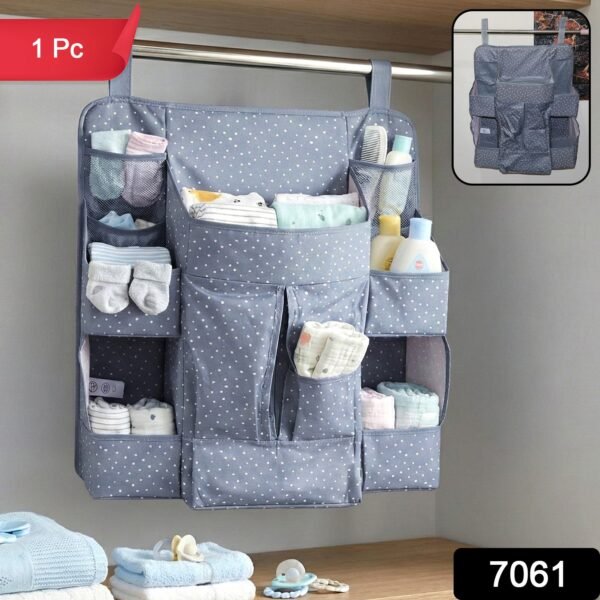 Multi-Pocket Hanging Baby Care Organizer (1 Pc)