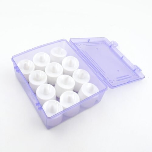 07_4049b860-4a89-4a31-9f57-c6e38d592d32.jpg Green Flameless LED Tealights Smokeless Decorative Candles LED Tea Light Pack of 12