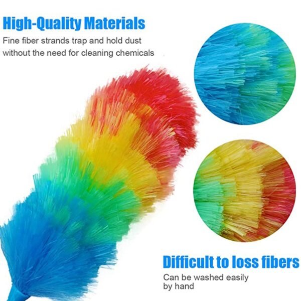 Colorful Feather Duster | Microfiber Duster Cleaning | Dusting Stick | Dusting Brush
