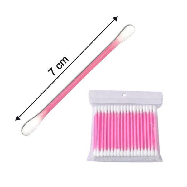 Cotton Buds for ear cleaning, soft and natural cotton swabs (100 pieces)