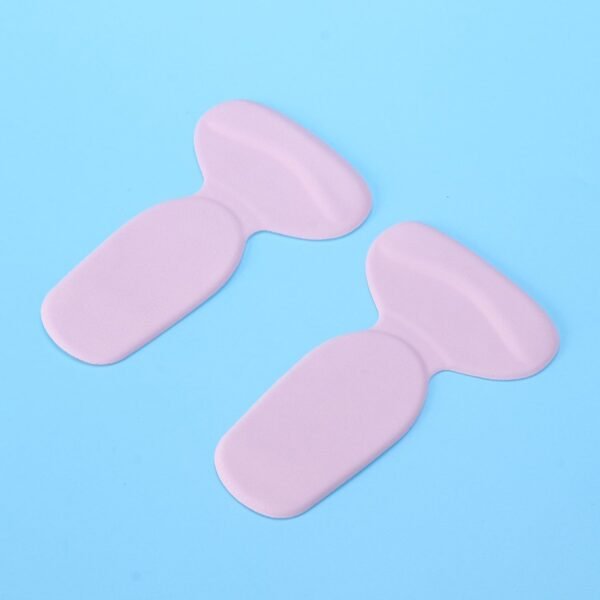 2 in 1 T Shaped Silicone Self Adhesive Shoe Heel Pads Insoles (1 Pair)