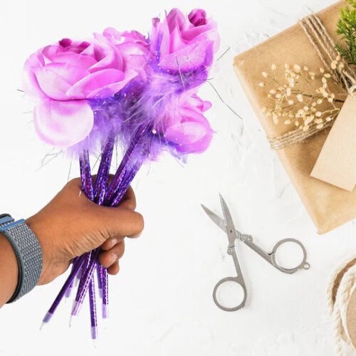07_540x_10e71815-de10-4154-b018-6acac8afe4da.jpg FASHION ROSE FLOWER & STAR DESIGN BALL PEN SMOOTH WRITING ( SET OF 5PC)