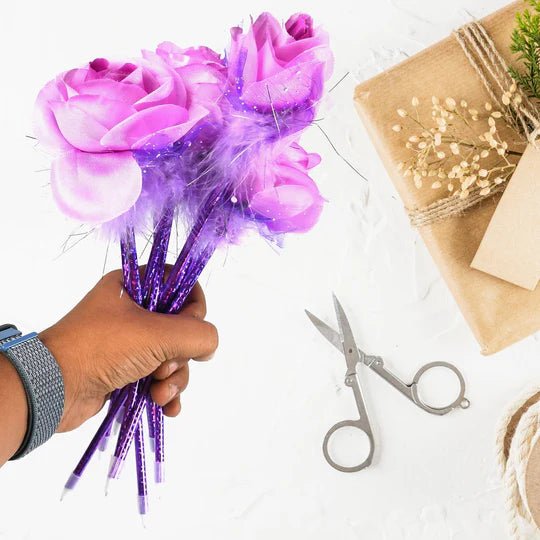 07_540x_10e71815-de10-4154-b018-6acac8afe4da.jpg FASHION ROSE FLOWER & STAR DESIGN BALL PEN SMOOTH WRITING ( SET OF 5PC)