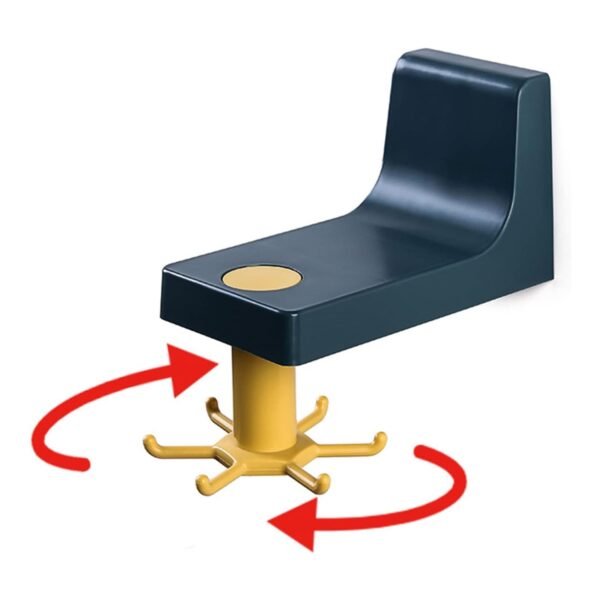 07_55fc8da6-3824-429c-a9c5-5bca1e2ca57d.jpg 360 Degree Rotating Wall Hook Hanger with 6 Heavy Duty Hooks