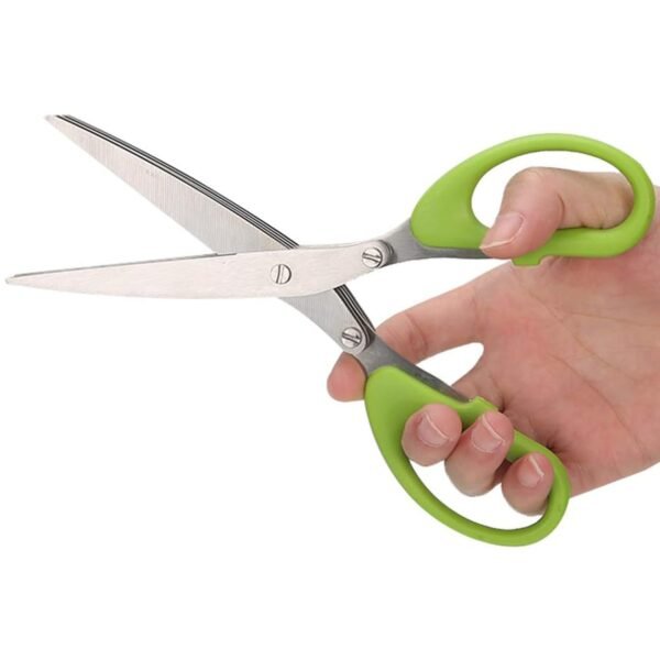 07_571acf31-711f-44b1-9f51-e683367e1cb1.jpg Multifunction Vegetable Stainless Steel Herbs Scissor with 3 Blades