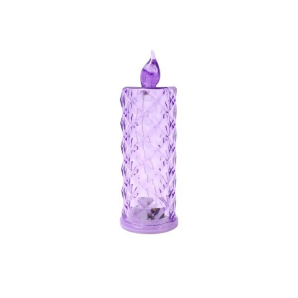 Candles for Home Decoration, Crystal Candlelight, Diwali (1 Pc / Multicolor)