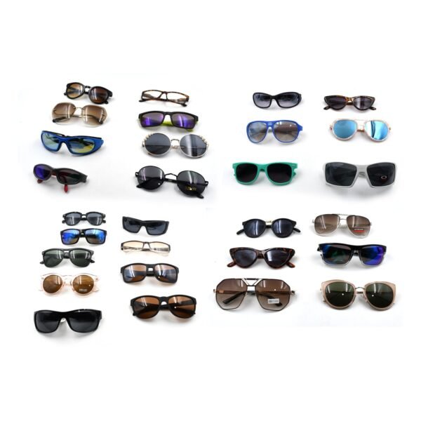 Mixed Design Sunglasses for Outdoor UV Protection (1 Pc)