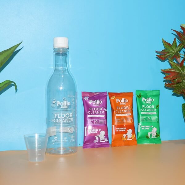 07_68ec38de-a142-45fc-8fe6-8367ce00542e.jpg Pollic Kadam Concentrated Floor Cleaner Refill Kit with Reusable Measuring Bottle