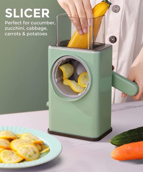 07_751c8279-bcef-4d6a-80ed-33ccec0a632e.jpg Vegetable Shredder Round Mandolin Slicer, Grater, Salad Maker for Vegetable, Fruit
