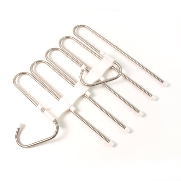 5 in 1 Stainless Steel Foldable Hangers for Clothes Hanging