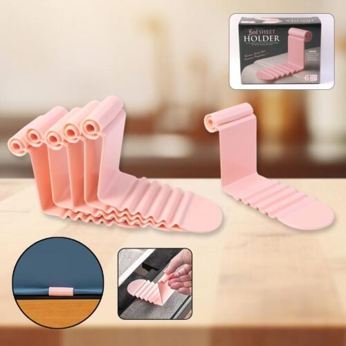 07_78bd7b35-2077-40f8-b294-6017f2446d96.jpg Universal Bed Sheet Holder Clip Set (Pack of 6)