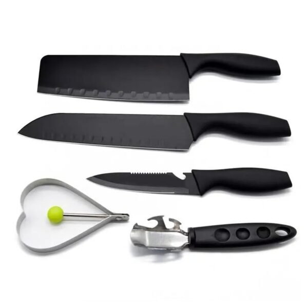 Stainless Steel Chef Knife Set, 5pc Kitchen Cutlery
