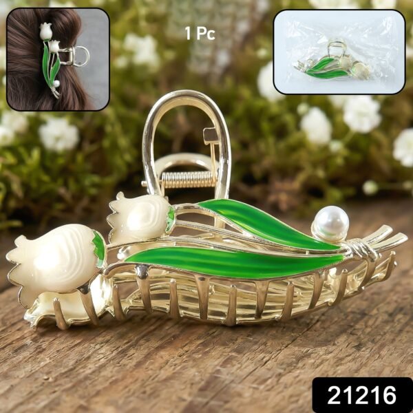 Elegant Floral Decorative Hair Claw Clip (1 Pc)