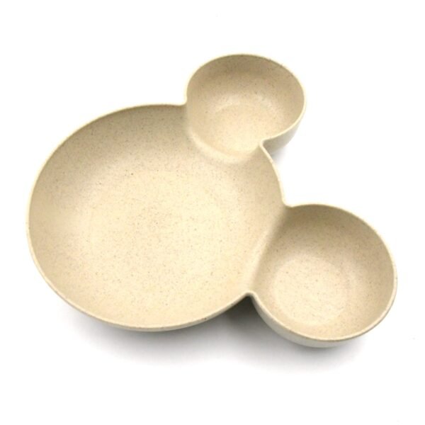 Mickey Mouse Shape Plates for Kids, BPA Free, & Unbreakable Children’s Food Plate