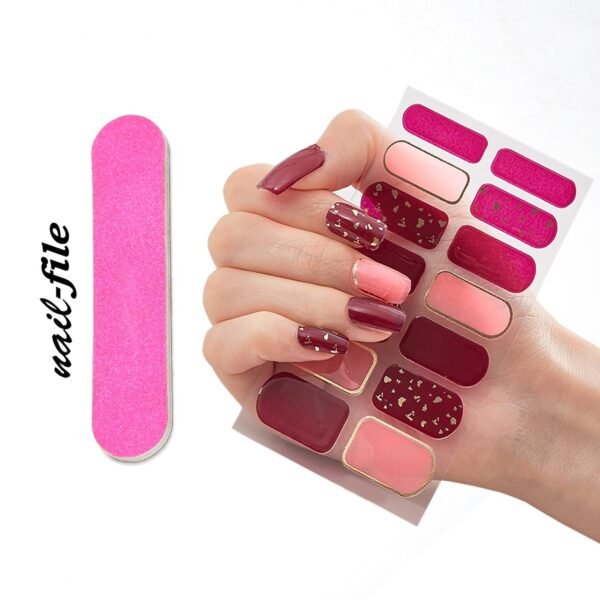 PROFESSIONAL NAIL FILER DOUBLE SIDED FOR NAIL SHAPER NAIL FILE ( 1 PCS )