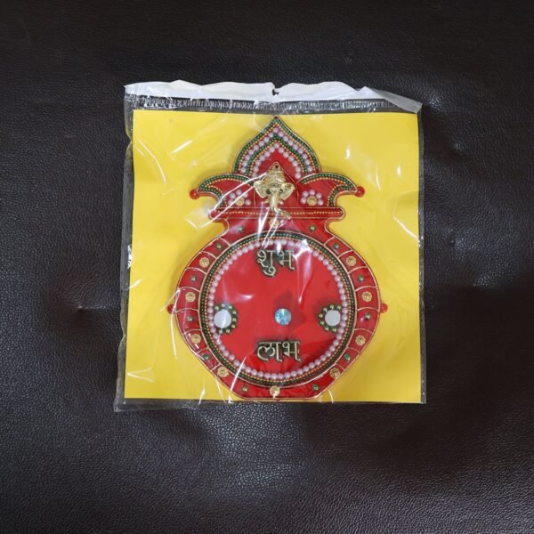 07_8bfe52ce-fa84-4834-8bed-d84bc17ffaad.jpg Decorative Kalash Wall Hanging with Shubh Labh (1 Pc)