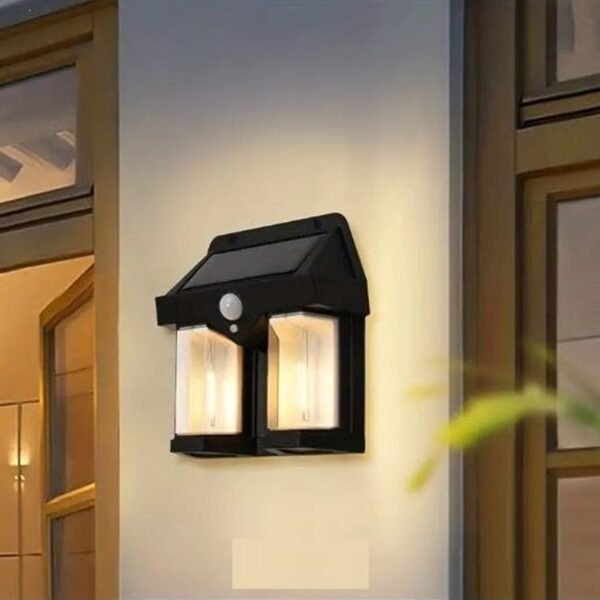 Outdoor Solar Wall Lamp Waterproof High Quality Induction Garden Night Lamp 1 Pc