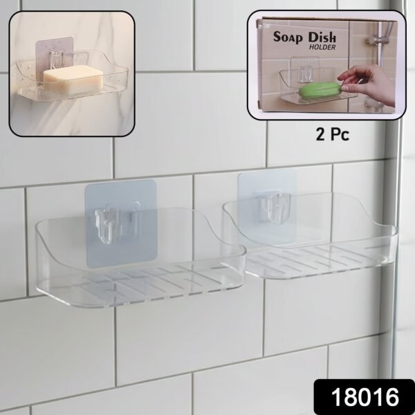 07_a0dfa5b8-36d9-4e51-a76a-c56e73b90a69.jpg Wall-Mounted Transparent Soap Dish Holder Set