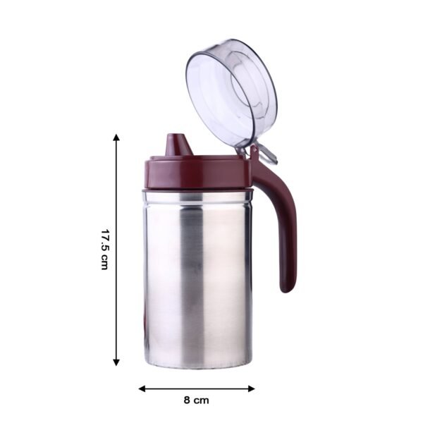 07_aab8969d-4faa-4d36-b09a-df10fbf8e2aa.jpg Oil Dispenser Stainless Steel with small nozzle 500ML Oil Container.