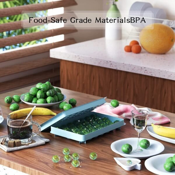 Plastic Round Reusable Ice Cube & Candy Ball Mold, 33 Moulds (16.5×10 Cm / 1 Pc)