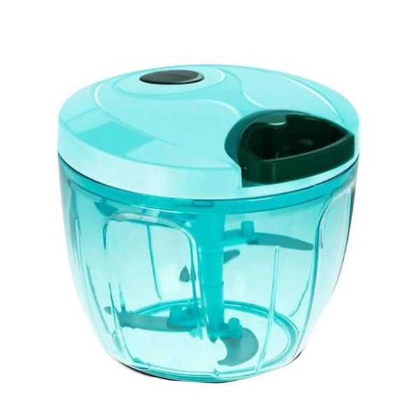 Manual Stainless Steel Vegetable Chopper – Compact, Extra Sharp with 5 Blades