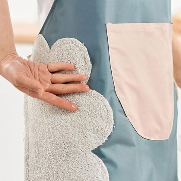 07_apron.jpg Multipurpose Kitchen Cooking Apron with Front Pocket (1 Pc)