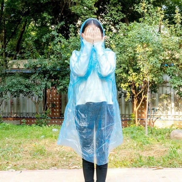 Disposable Rain Coat – Protection from Rain and Storms to Keep You Clean & Dry