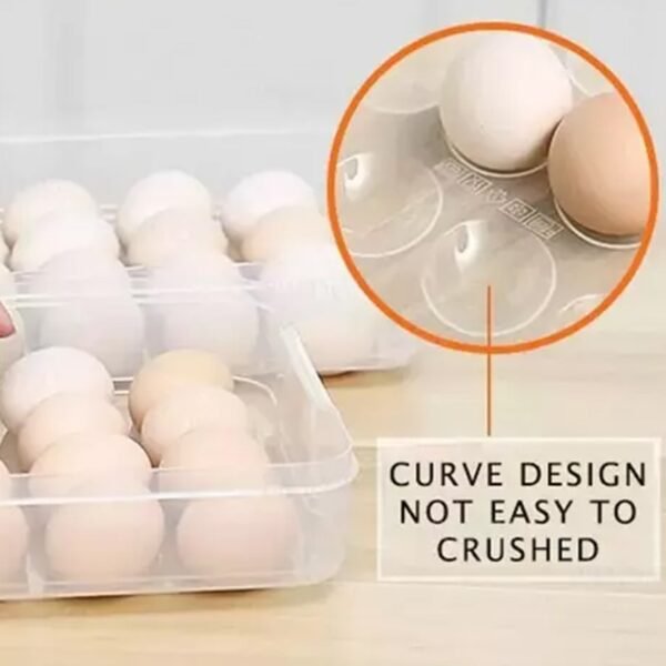 Double Layer Premium 48 Grid Egg Storage Box for Egg Storage Container
