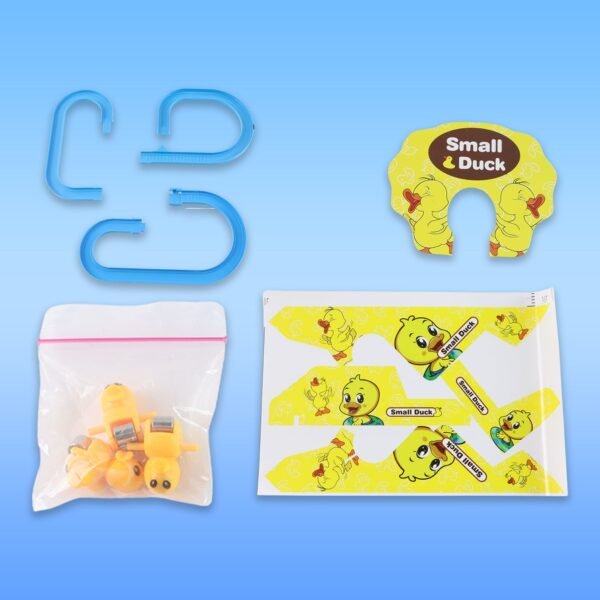 LALA Small Duck Climb Stairs Toy Roller Coaster Flashing Lights & Music (3 Ducks)