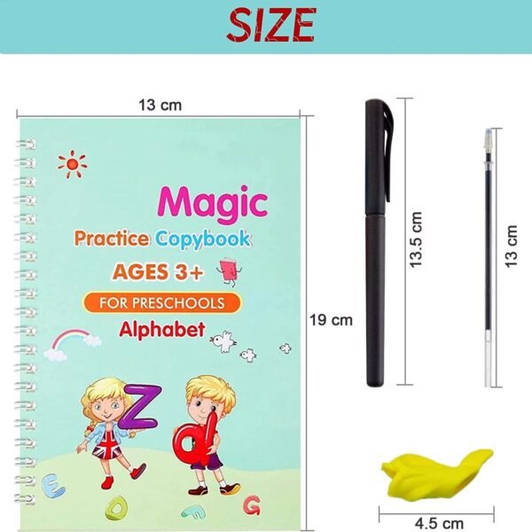 4 Pc Magic Copybook  used by kids, children’s and even adults also to write