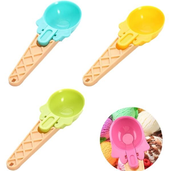 07_c0977766-e98b-4aa7-931d-e7b96118a213.jpg 2-Piece Plastic Ice Cream & Watermelon Scooper with Trigger Dipper