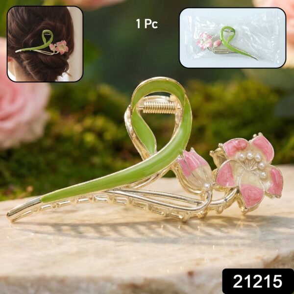 07_c7a98078-fd10-4895-a59e-cef1f9ed6b43.jpg Elegant Floral Decorative Hair Claw Clip (1 Pc)